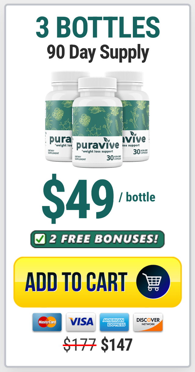Puravive - 3 bottles